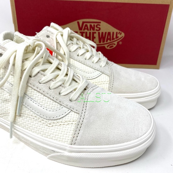 VANS Old Skool Woven Check Marshmallow Women’s - Picture 3 of 10